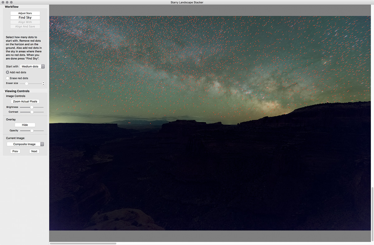 Star landscape starry landscape stacker for mac